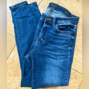 Judy Blue Jeans Womens 9/29 Skinny Fit Blue Denim Pants